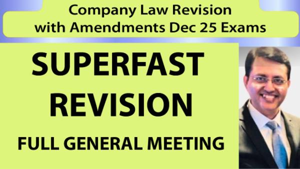 Superfast revision - Full General meeting cover