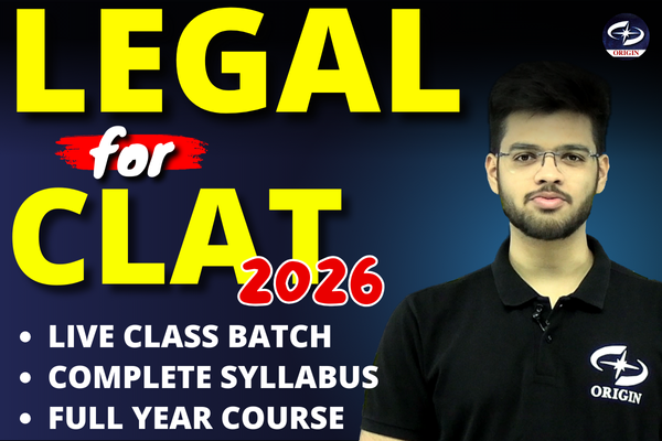 CLAT 2026 - Legal Reasoning Preparation Batch cover