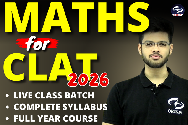 CLAT 2026 - Quantitative Aptitude Preparation Batch cover