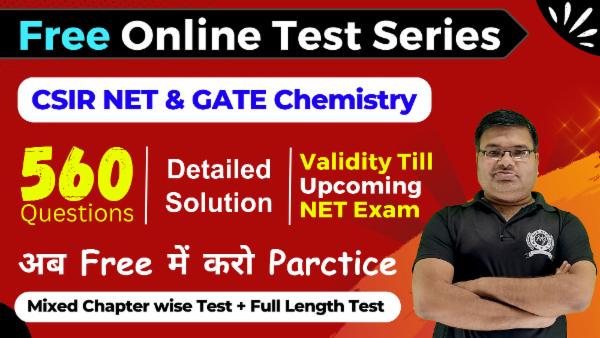 Free Test Series CSIR NET Chemical Science (Validity Till Exam) cover