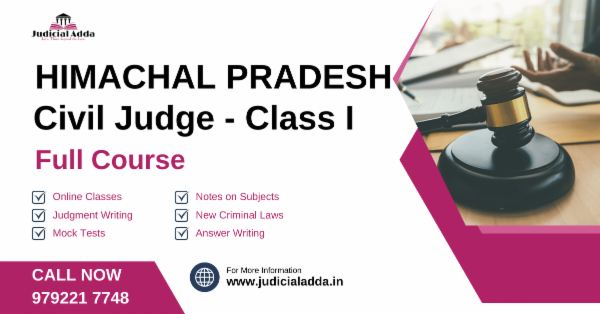 Himachal Pradesh Civil Judge Course cover