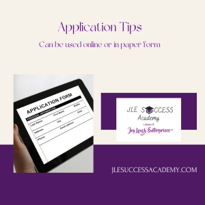 Free Application Tips cover