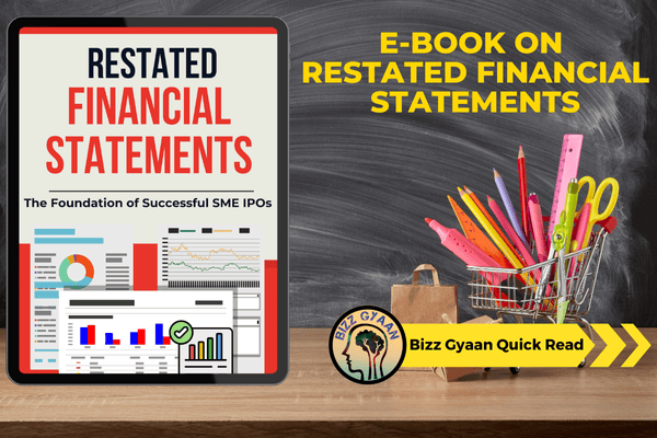 Restated Financial Statements SME IPO Final Book cover