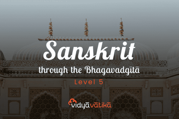 Sanskrit through the Bhagavadgita - Level 5 cover