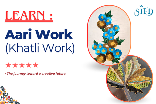 Aari work (Khatli work) cover