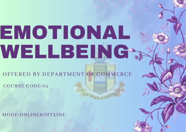 Emotional Well Being cover