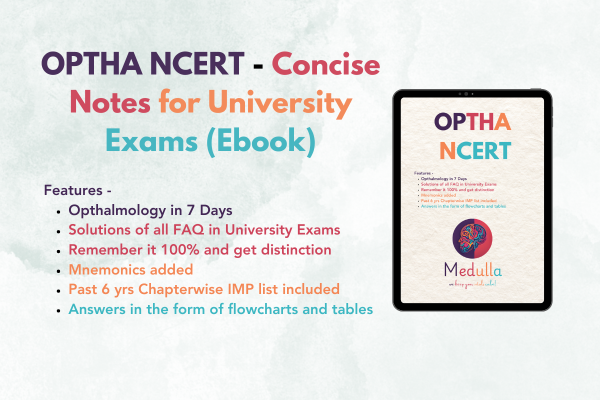 OPTHA NCERT - Concise Notes for University Exams (Ebook) cover