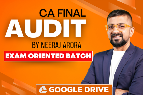CA Final Audit Exam Oriented Batch for Jan 2026 & Onwards - Google Drive Course cover