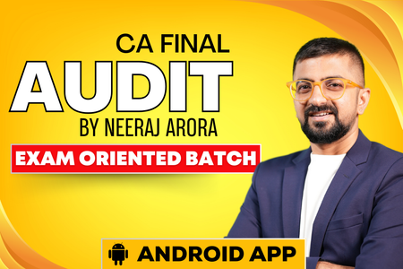 CA Final Audit Exam Oriented Batch for Jan 2026 & Onwards - Android App Course cover