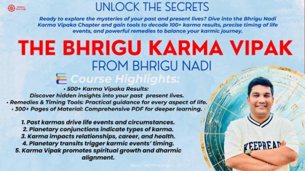The Bhrigu Karma Vipaka cover