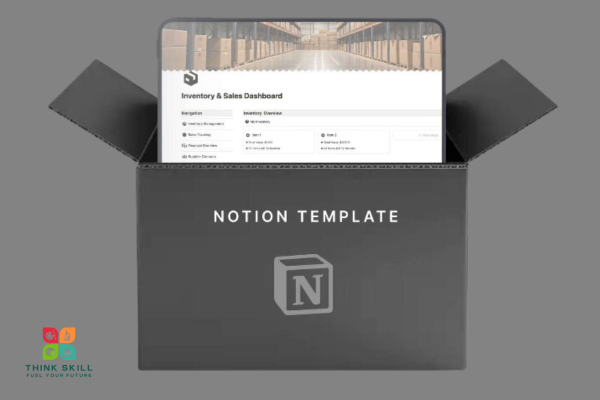 Notion Template - Inventory & Sales Dashboard cover