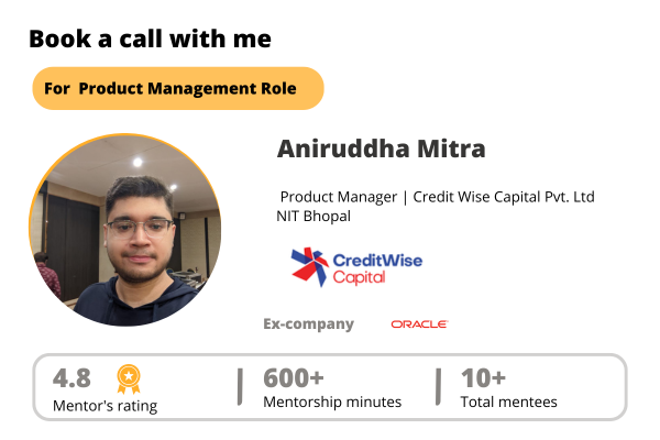 Book a call with Aniruddha Mitra cover