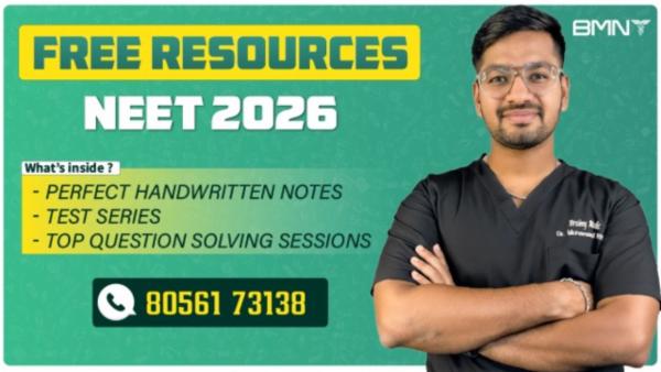 NEET 2026 FREE RESOURCES cover