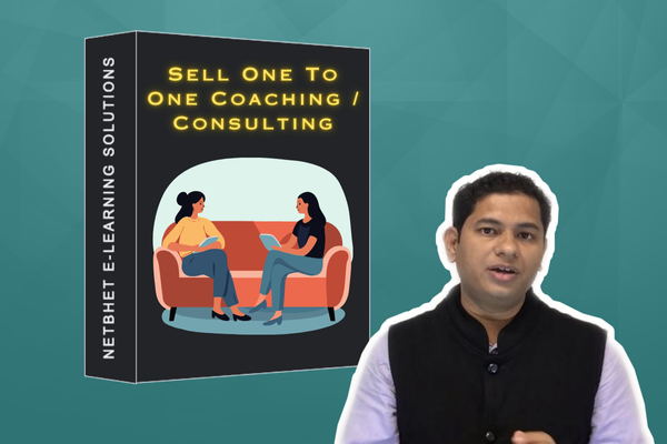 Sell One To One Coaching / Consulting cover
