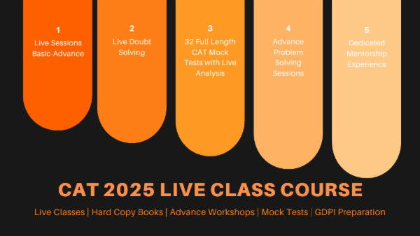 CAT 2025 Live Class Course – A Perfect Start to Your CAT Journey! cover