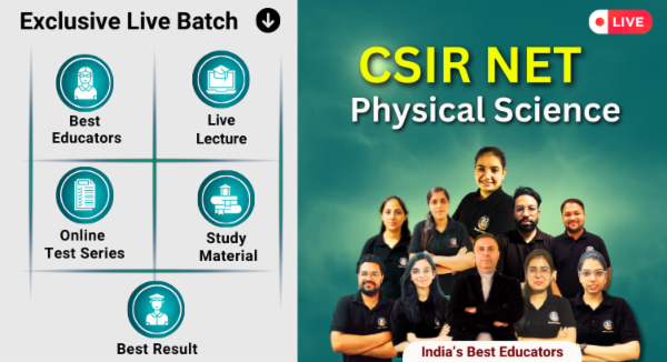 CSIR NET Physical Science Live 2025 cover