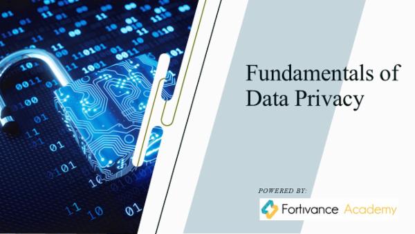 Fundamentals of Data Privacy cover