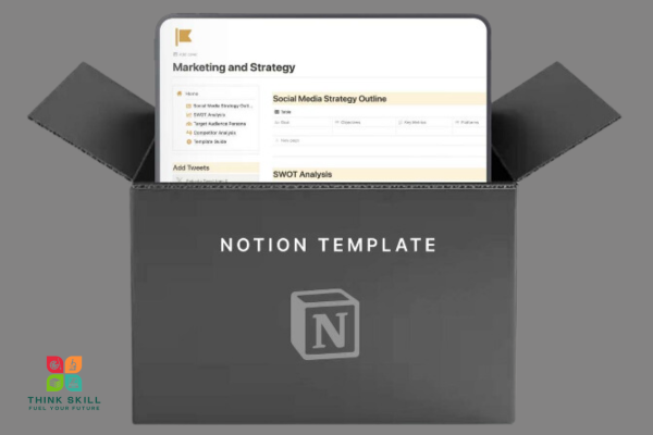 Notion Template - Marketing and Strategy cover