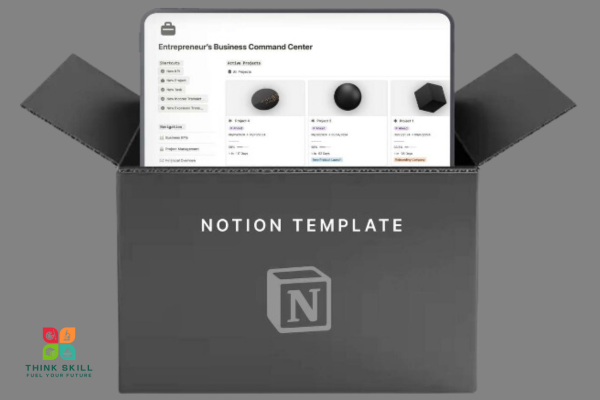 Notion Template - Entrepreneur's Business Command Center cover