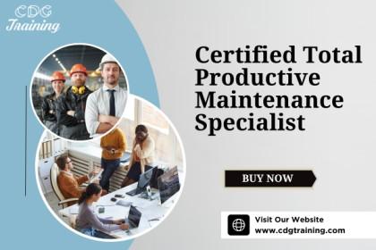 Certified Total Productive Maintenance Specialist cover