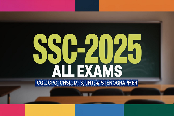 SSC 2025 - FOR ALL EXAMS & TIERS WITH PDF AND 4 BOOKS cover