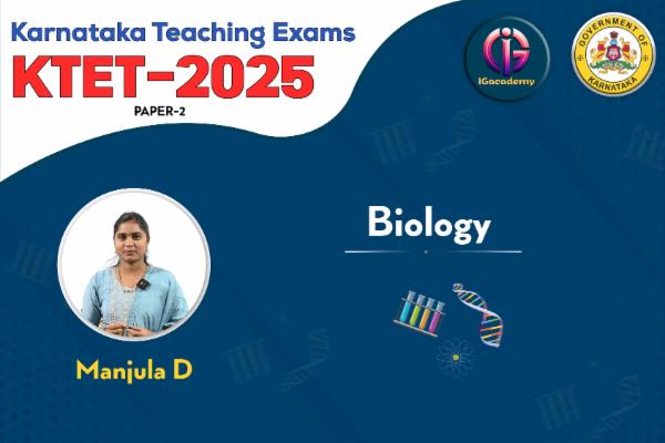 KTET - Biology - Paper 2