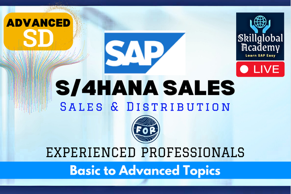 SAP S/4HANA Advanced Sales (SD) LIVE Interactive Course for Experienced Professionals cover