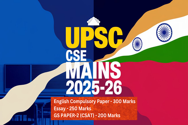 UPSC CSE CSAT + Mains - 2025-26 (LIVE + RECORDED) cover