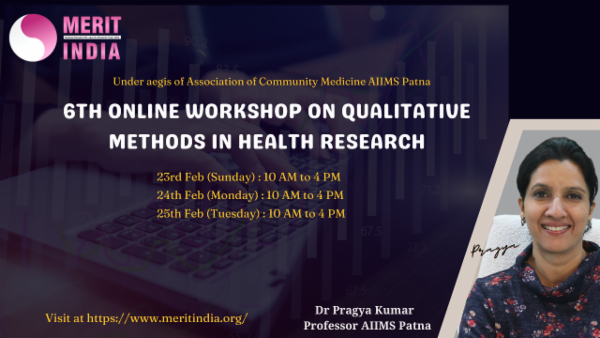 6th Online Workshop on Qualitative Methods in Health Research cover