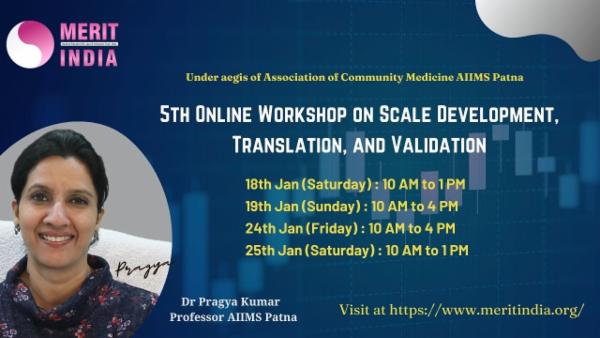5th Online Workshop on Scale Development, Translation and Validation cover