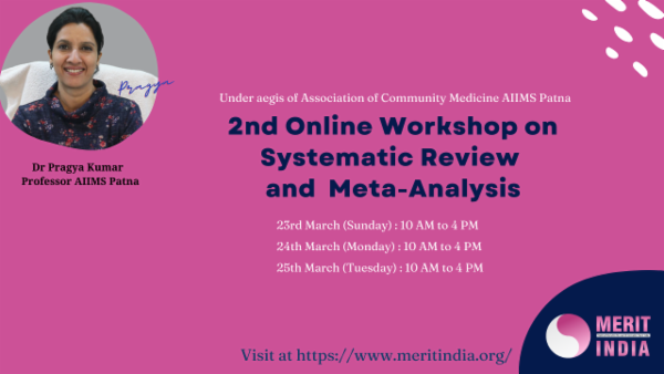 2nd Online Workshop on Systematic Review and Meta-Analysis cover