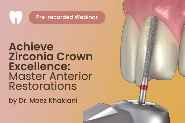 Tooth Preparation Course For Zirconia - Anterior Teeth, cover