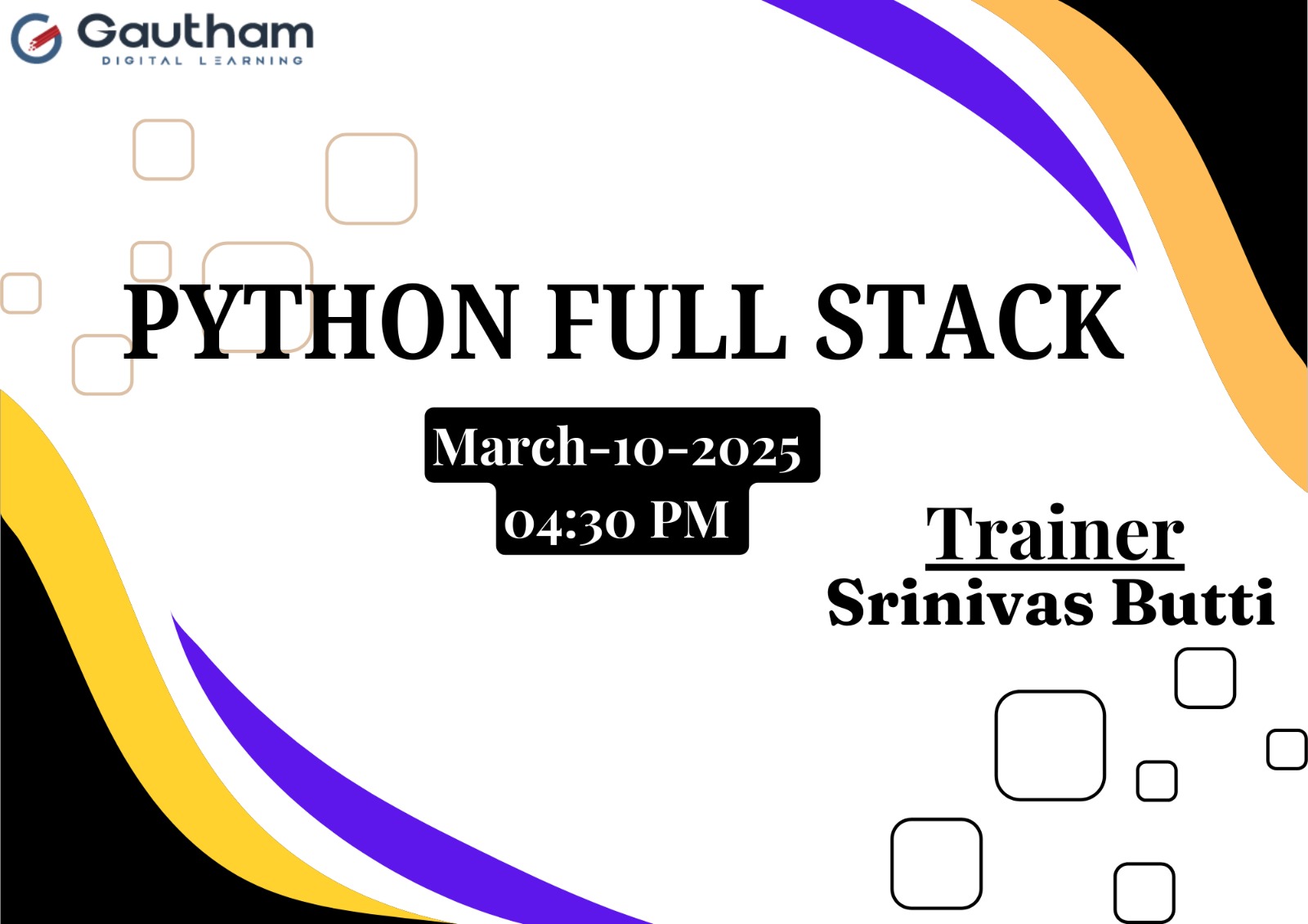 PYTHON FULL STACK@4:30PM 10-03-25 cover
