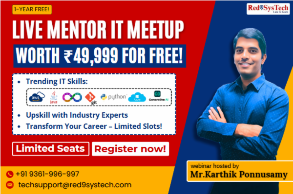 Red9SysTech - Live Mentor IT Meetup cover