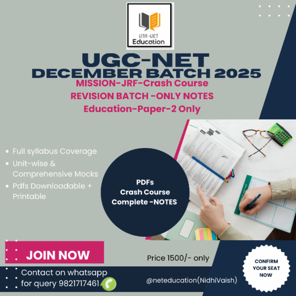 UGC-NET DECEMBER 2025|| MISSION-REVISION 2025|| COURSE FOR NOTES+ KEY POINTS + MOCK TEST ONLY cover