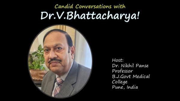 Candid Conversations with Dr.V. Bhattacharya cover