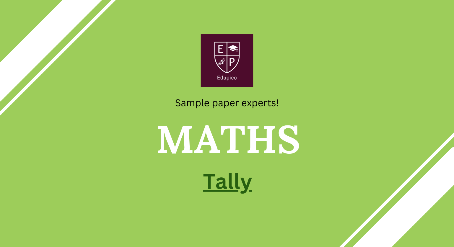 11+ Maths - Tally cover