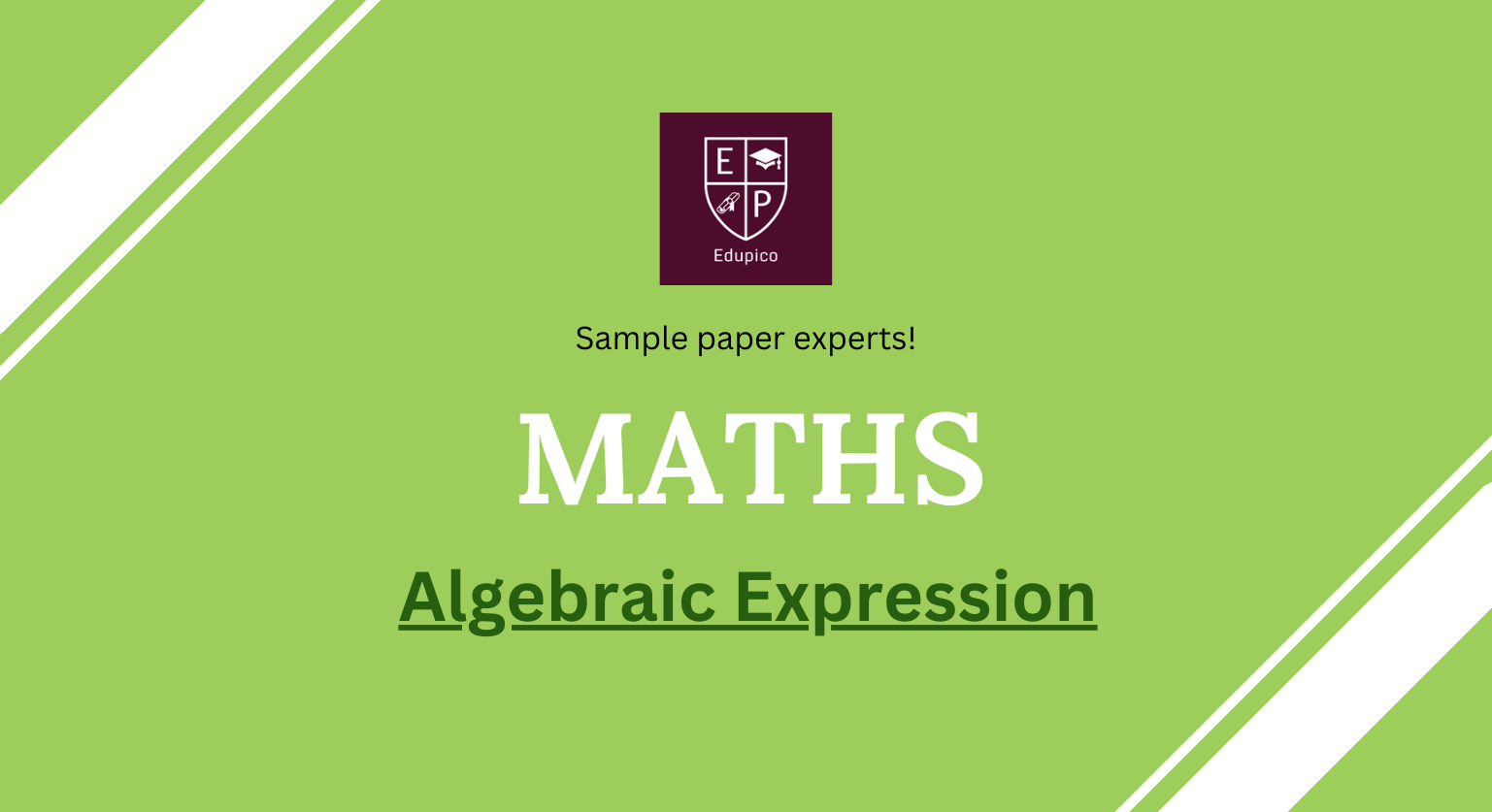 11+ Maths - Algebraic Expression cover