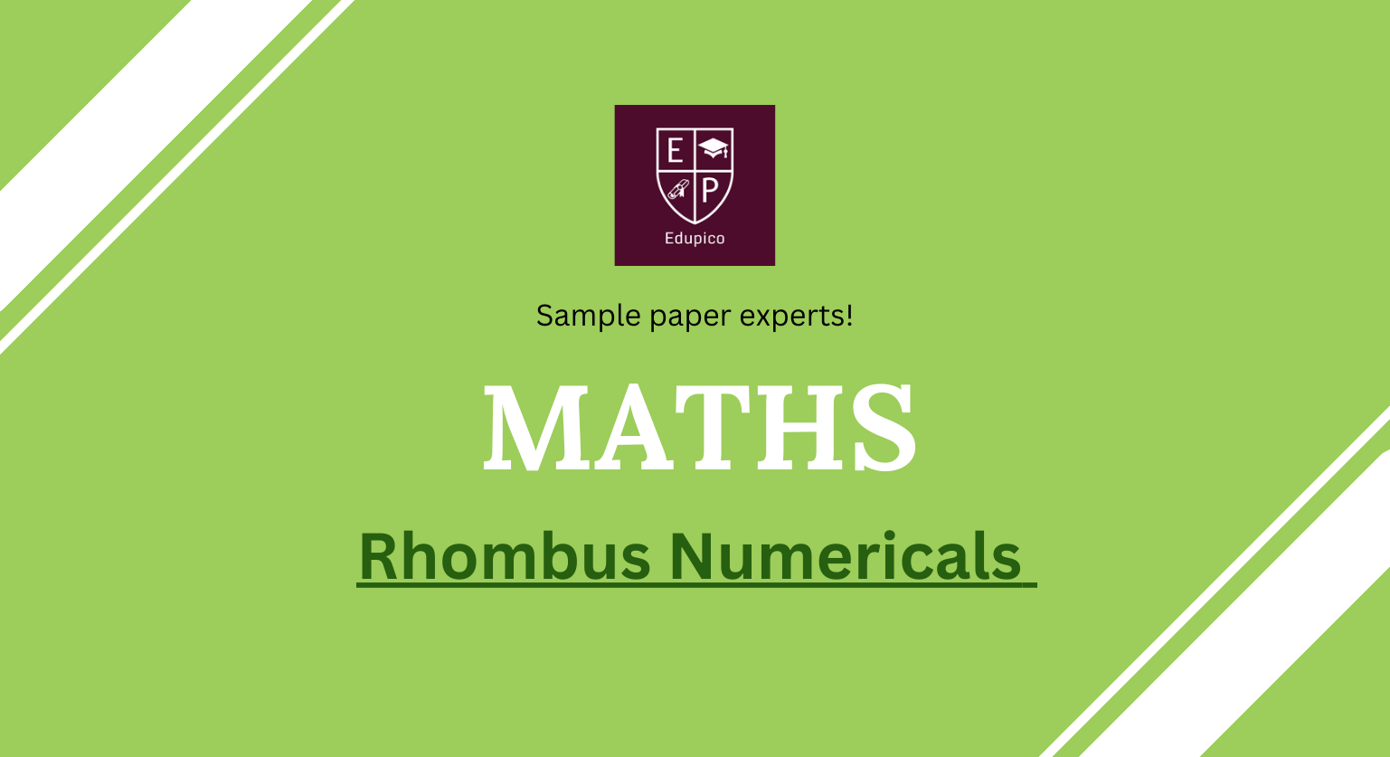 11+ Maths - Rhombus Numerical cover