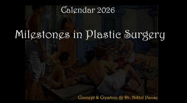 Calendar 2026 - Milestones in Plastic Surgery and print ready documents cover