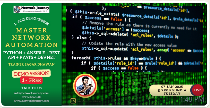Python Network Automation- Jan 2025