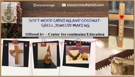 Soft-wood carving and Coconut shell crafting cover
