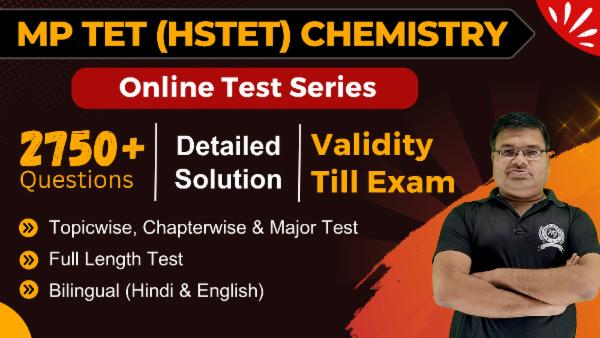 Test Series MP TET (HSTET) Chemistry (Validity Till Exam) cover