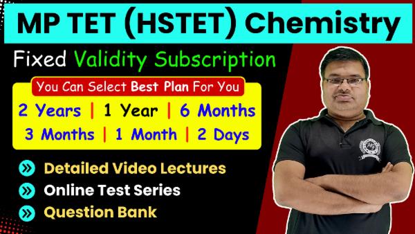 MP TET (HSTET) Chemistry Fix Validity Subscription cover