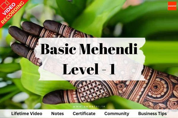 Basic Mehendi - Level 1 cover