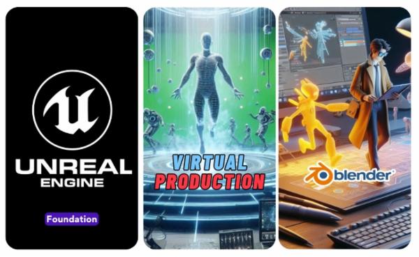 Virtual Production ( Blender + Unreal Engine ) cover