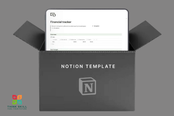 Notion Template - Financial Tracker cover
