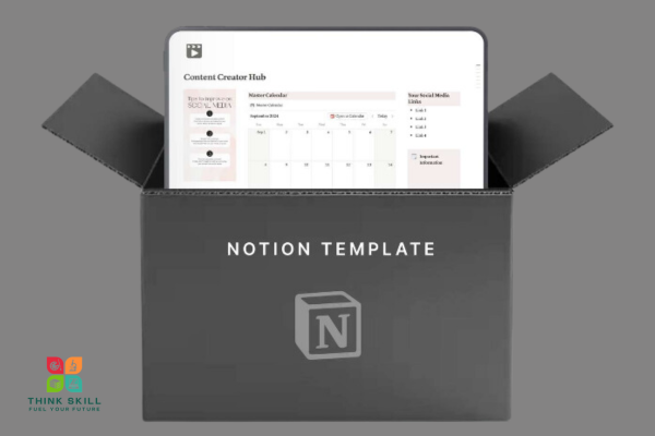 Notion Template - Content Creator Hub cover
