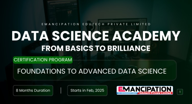 Foundations to Advanced Data Science Certification Program cover