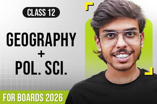 Class XII Political Science & Geography Avsar Batch 2.0 | Boards 2026 cover
